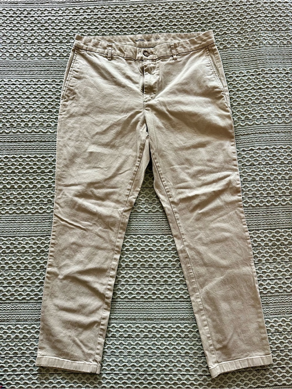 Old Navy Men's Khaki Slim Chino Pants 34x30